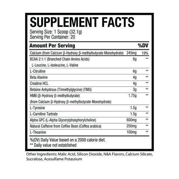 Down Range Pre-Workout (Fruit Punch)